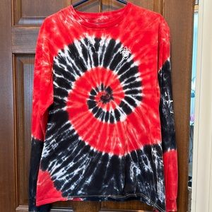 Simply southern long sleeve, tie-dyed T-shirt, size large, no stains or tears